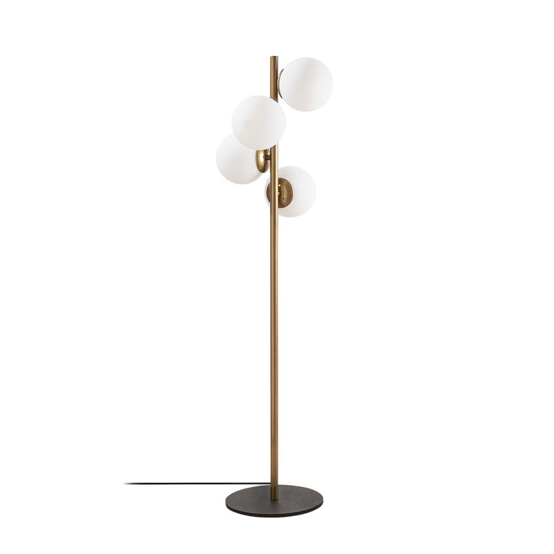 Lampe sur pied à branches 51 "Pékin, Or
