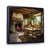 Black Floater Framed