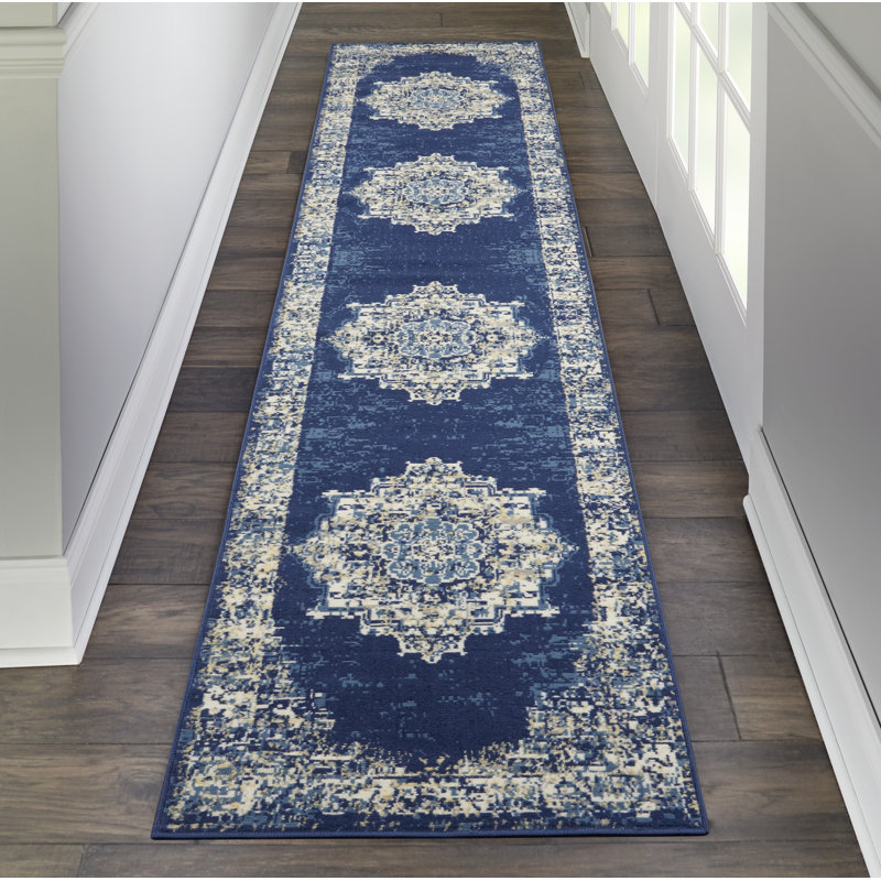 Skender Oriental Indoor Rug, Runner 2'3" x 12'