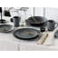 Catania Anthrazit Stoneware Dinnerware Set 16 Piece - Service for 4