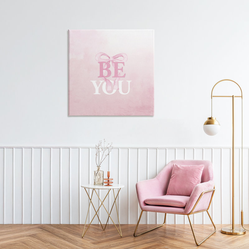 Toile pastel «Feminine Be You», conception de Kim Allen, H 30 po x l 30 po