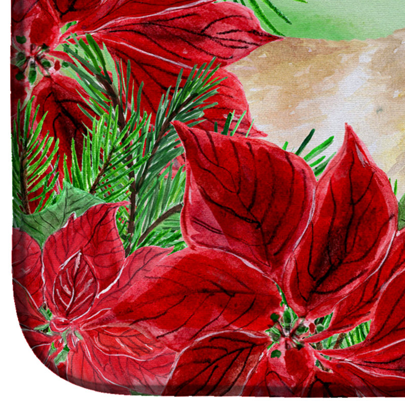 Tapis de séchage poinsettas chihuahua leg up