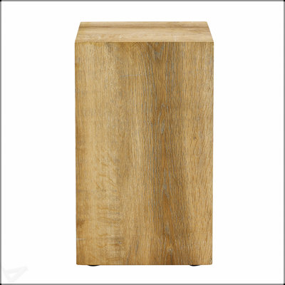 Table basse moderne en bois aggloméré avec texture en bois clair et lisse, design élégant pour des espaces de vie élégants