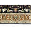 Tapis bleu marine en laine noué à la main 7 pi 9 po x 9 pi 10 po Shireena