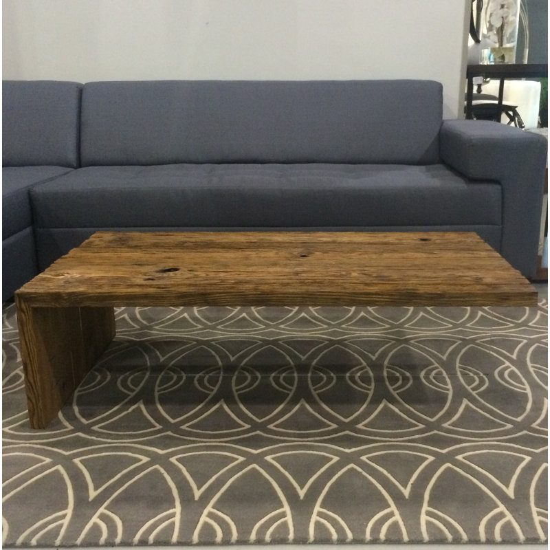 Solid Wood Top Coffee Table