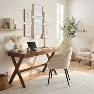 Alex 2-Drawer Wooden Desk