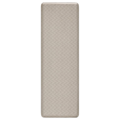  Cat Cora Harmony Chevron Comfort Kitchen Mat, Standing Mat, Tan, 17.5"x55"