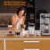 Automatic Espresso Machine, Coffee Machine with Grinder, Espresso Maker with Automatic Milk Frother, 20 Bar Latte Machine