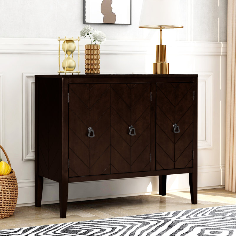 Console 37 po Cynde, Brun
