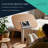 Minimalist Small Oak Mobile Height-Adjustable Desk