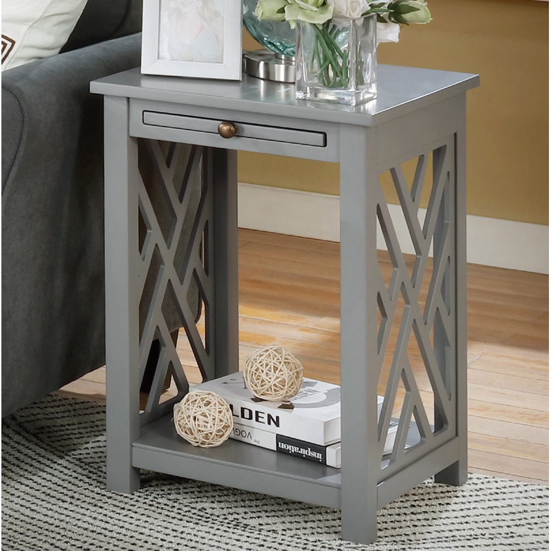 3 - Piece Living Room Table Set, Grey