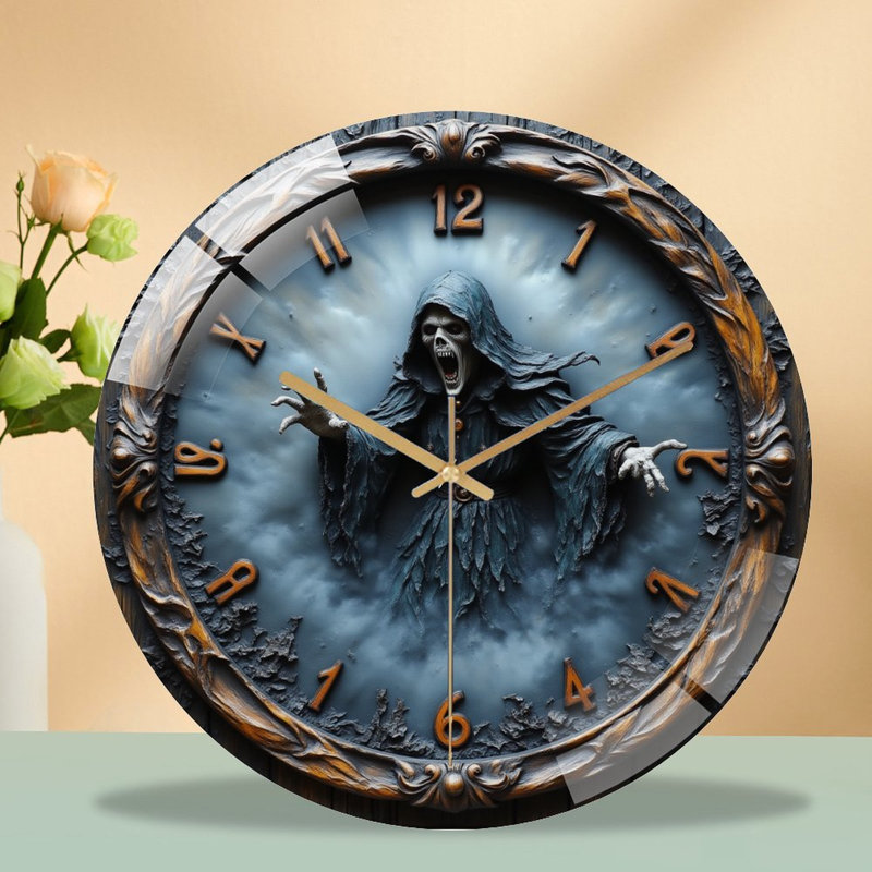 Horloge murale Grim Reaper