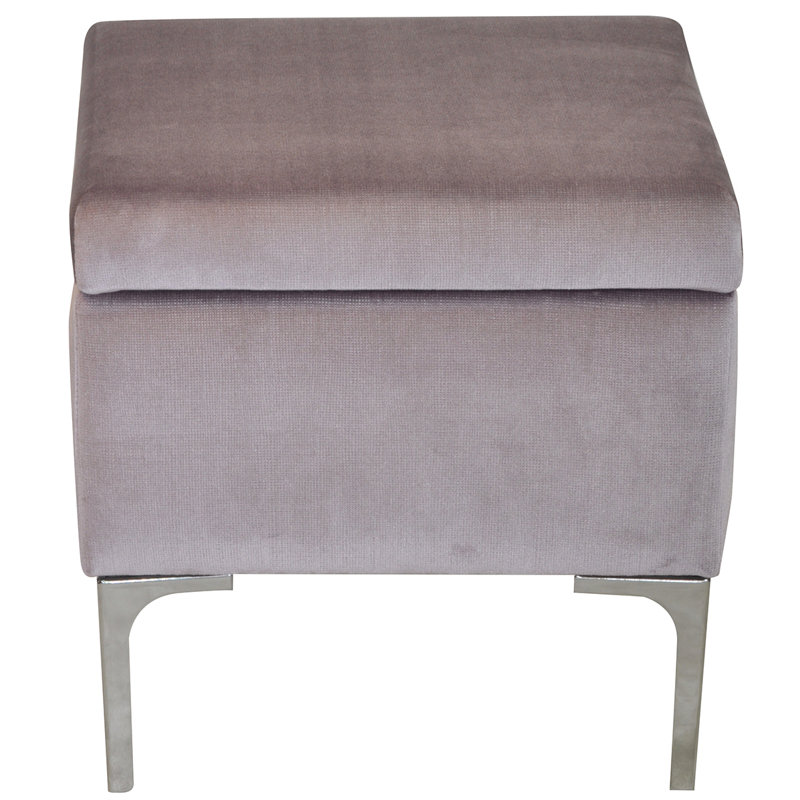 Luxe Accent Stool, Pink
