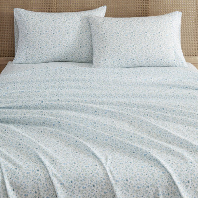 Martha Stewart Printed Cozy Sheet Set
