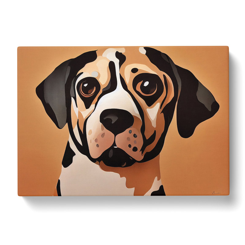Dog Vol.1 - Wrapped Canvas, 35cm H x 50cm W x 3cm D
