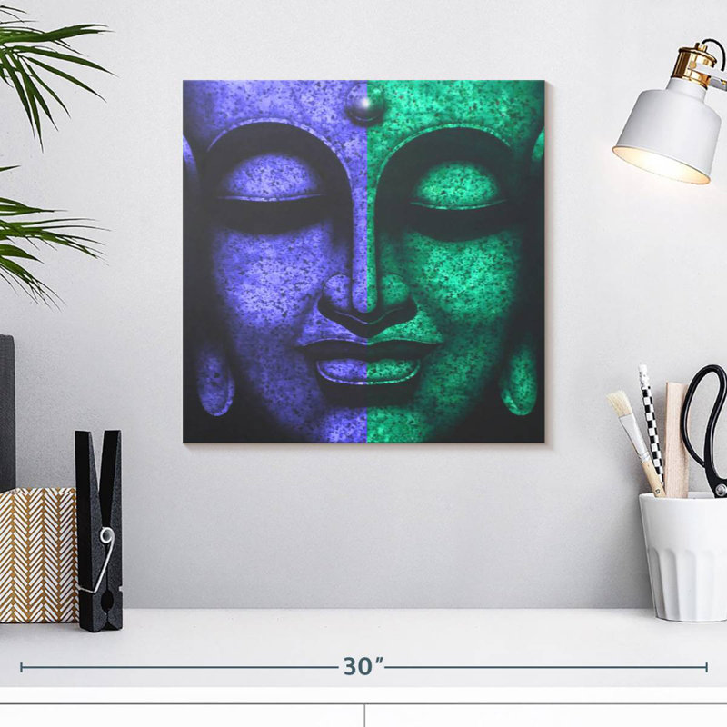 Leisha Sublime Buddha Face, 16" H x 16" W
