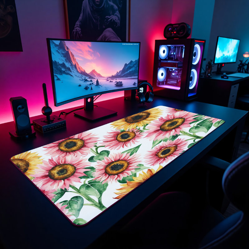 Polyester Desk Pad, 23.6x13.8