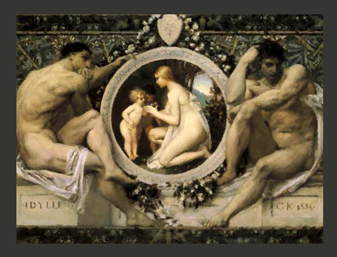 Idyll 3.09m x 400cm Wallpaper, 1.54m L x 2m W