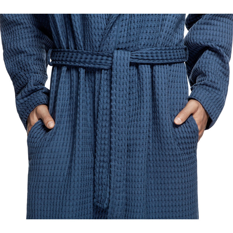 Emborio Cotton Blend Terry Cloth Bathrobe, XL