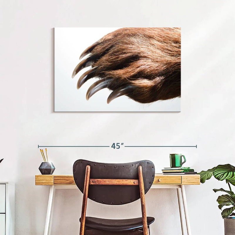 Brampt Brown Bear Claws, 24" H x 36" W