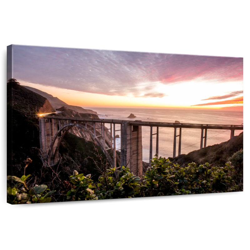 Lilie Big Sur's Bixby Bridge, H 26 po x l 39 po