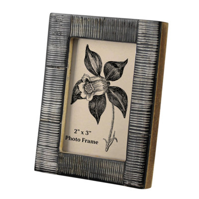 Picture Frame, Chagrin Horn 2x3