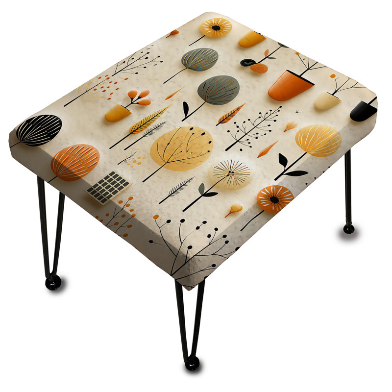 Mcm Minimalist Charm - Midcentury Rectangle Ottoman