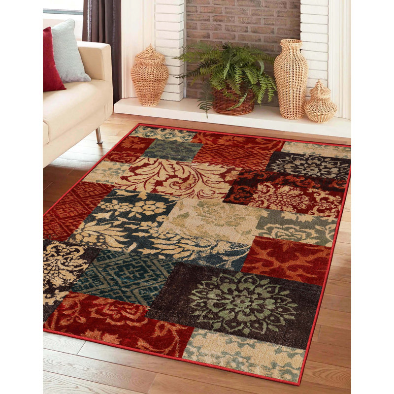 Tapis intérieur 100% polypropylène Kennicot, Rectangle 5 pi x 8 pi