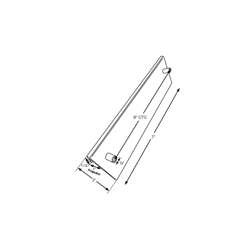 Bar / Handle Pull, Matte Black