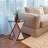 Ginna Glass Top End Table