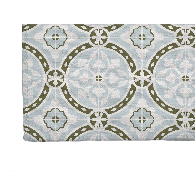 Aleah Laundry Mat, Blue, Rectangle 2' x 3'