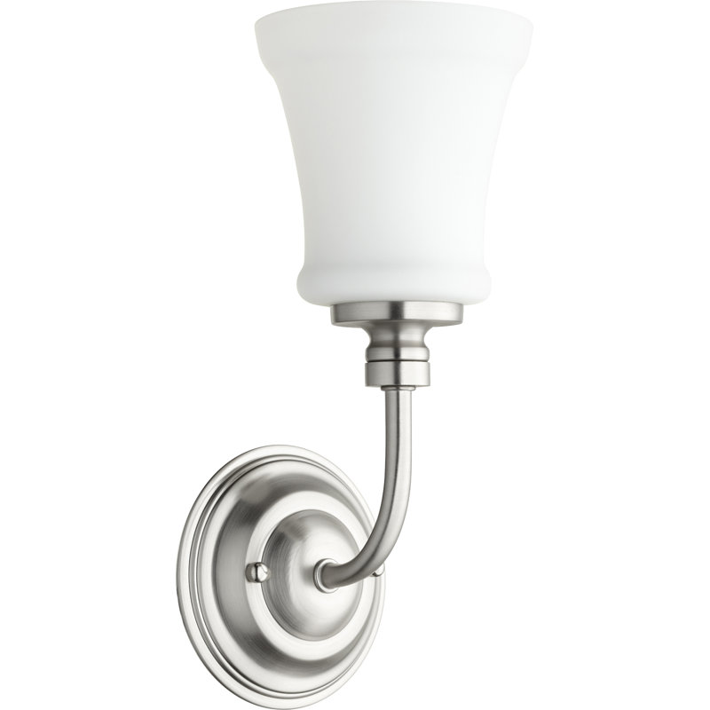 Herman Steel Wall Mount, Satin Nickel