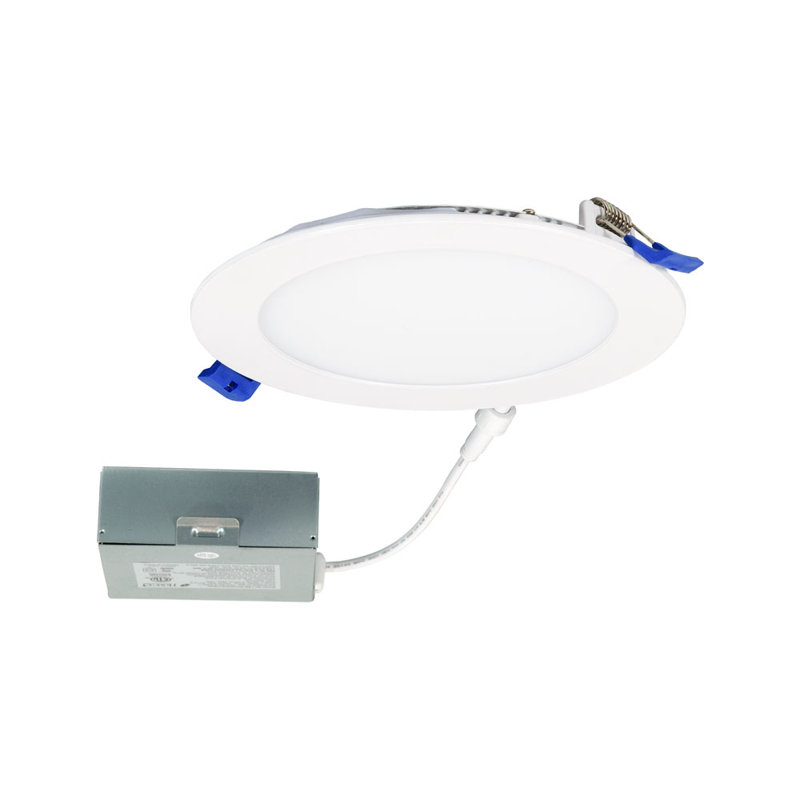 Plafonnier encastré rond ultra-mince à DEL 6 po 14W 3000K 90CRI