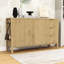 Buffet avec 3 tiroirs, tablettes et crochets-2072779771