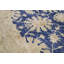 Hand-Knotted High-Quality Blue and Beige Area Rug