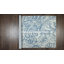 Tapis bleu marine / taupe en polyester lavable à la machine Albiona-175131235