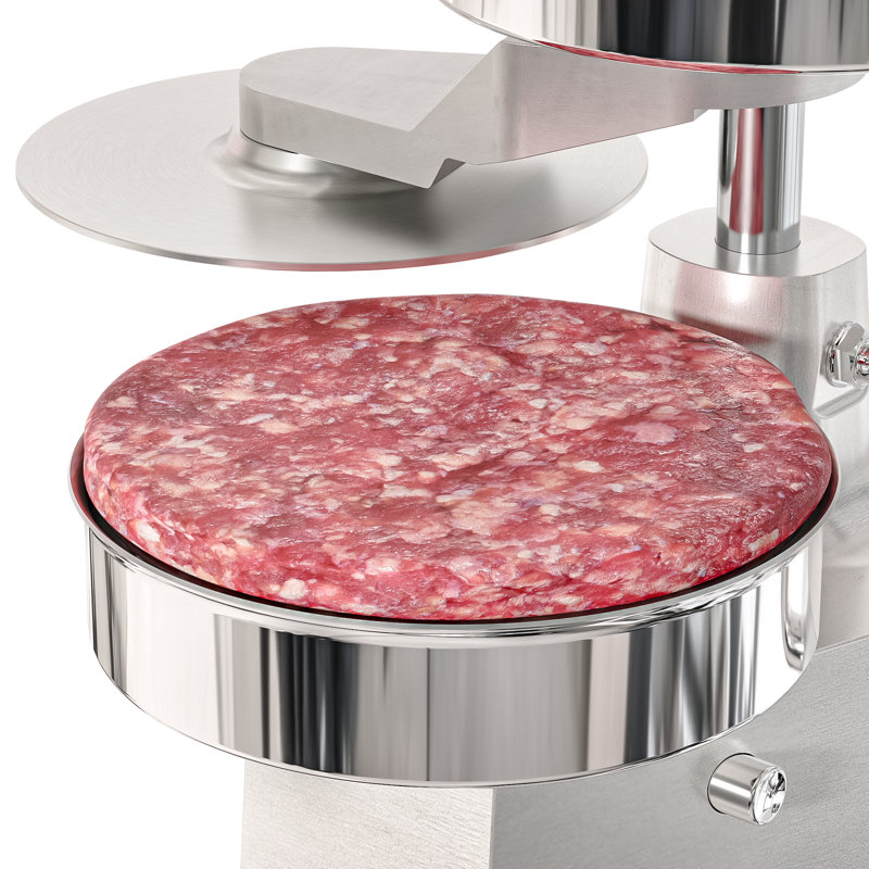 Presse à hamburger pour hamburgers de 6 po, machine de formage manuelle en acier inoxydable pour les aliments personnels et commerciaux