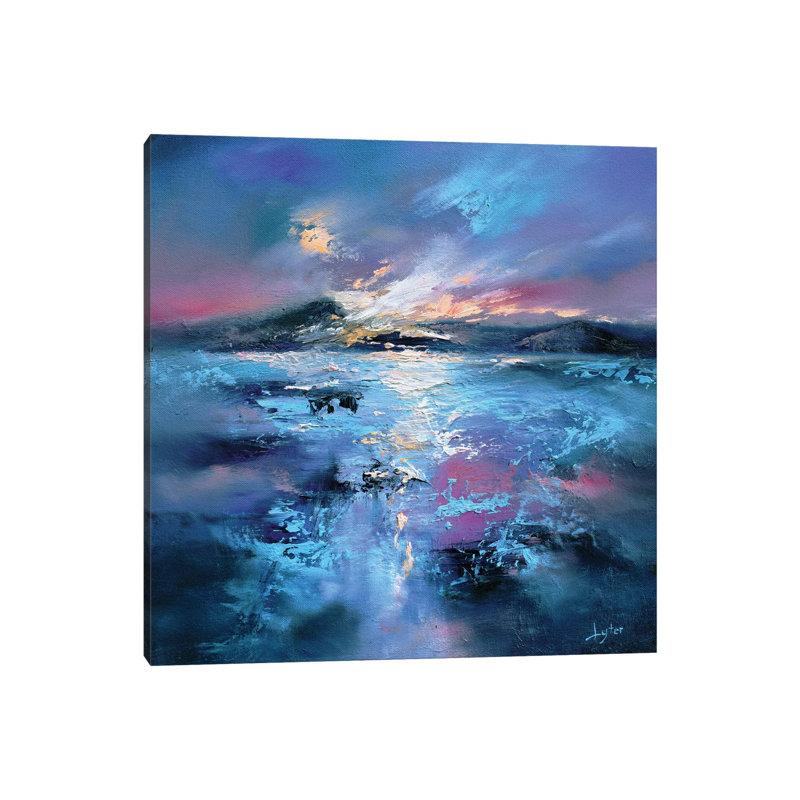 «Nightfall» par Christopher Lyter, reproduction d'art, Toile tendue, H 12 po x l 12 po x P 0,75 po