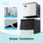 Simzlife 400 LBS Daily Production Cube Clear Ice Freestanding/Built-in Ice Maker
