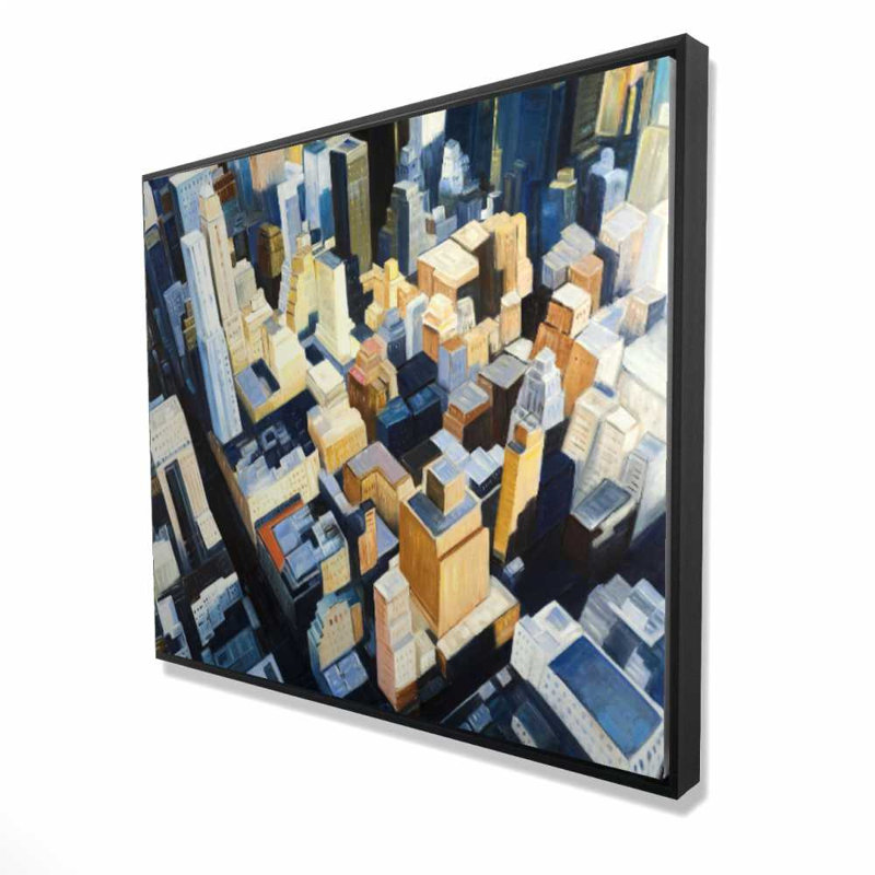 Manhattan View Empire State Building | Bedroom Cities Canvas, 61.25" H x 49.25" W