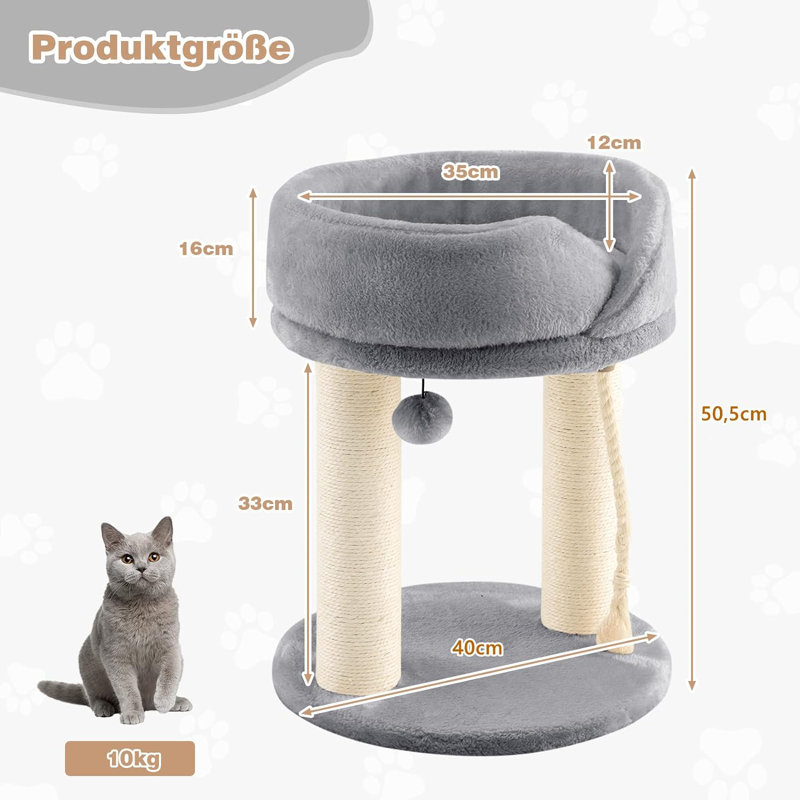 Tifton Cat Perch, Grey