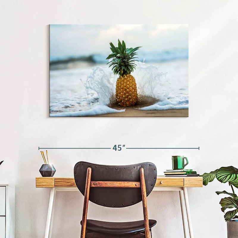 Yarlin Pineapple Splash, 26" H x 39" W