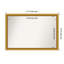Townhouse Gold Non-Beveled Bathroom Wall Mirror-1016737394