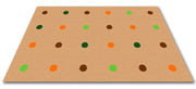Tapis KidCarpet.com Jungle Colours on Tan, Rectangle 7 pi 6 po x 12 pi