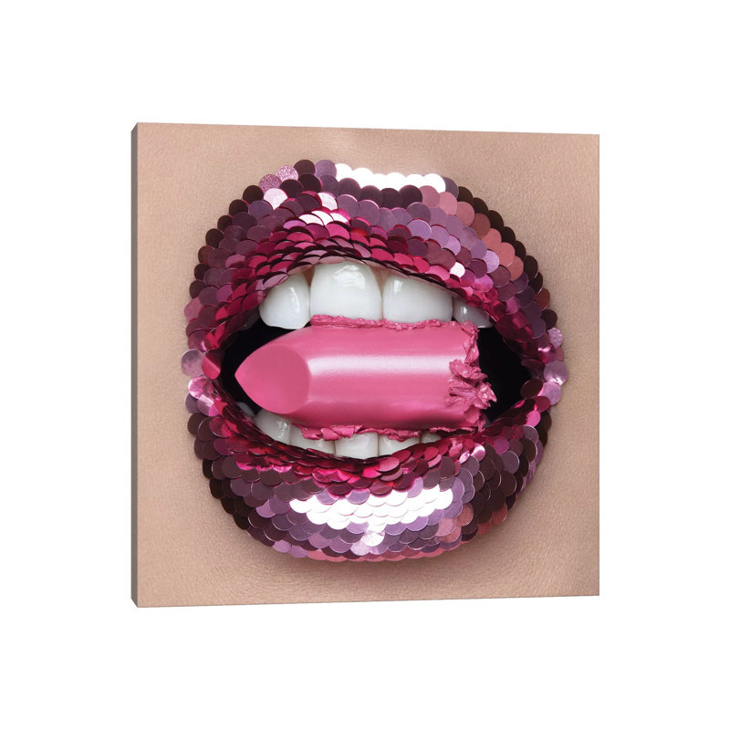 «Empty Calories» par Vlada Haggerty - impression d'art graphique, Toile tendue, H 37 po x l 37 po x P 1,5 po