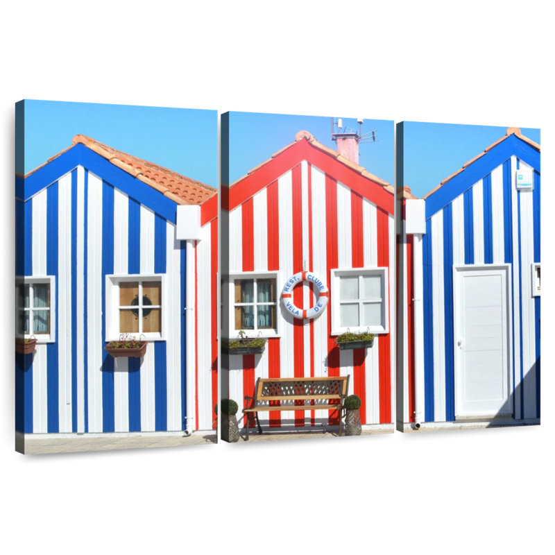 Cabanes de plage Lilie, H 42 po x l 65 po