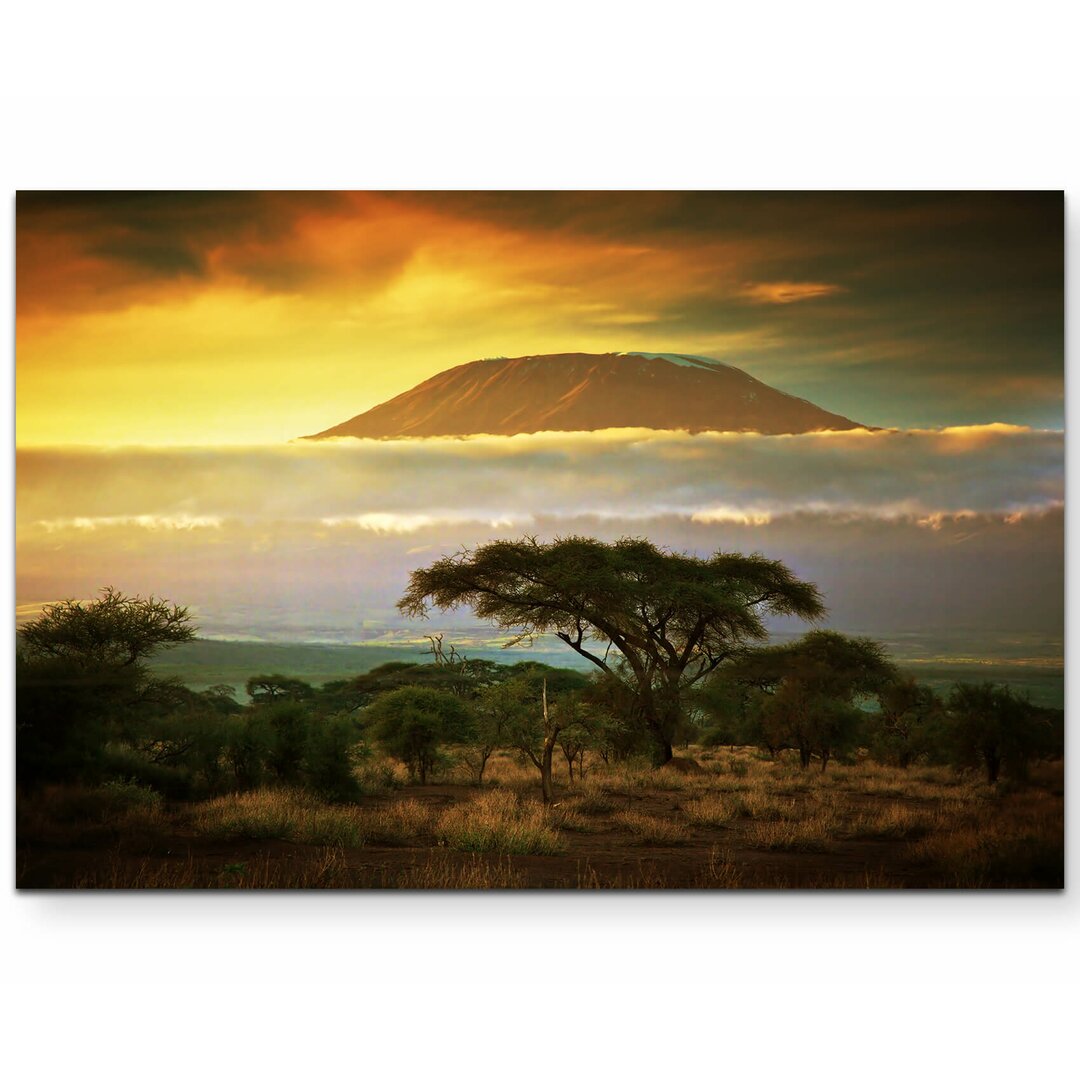 Leinwandbild Landschaft Kilimanjaro in Afrika