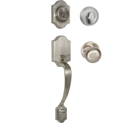 Callan By Delaney Chatham Single Cylinder Handleset with Saxon Knob interior