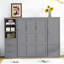 Lit escamotable Murphy avec placard, tiroirs et tablettes-1428437554