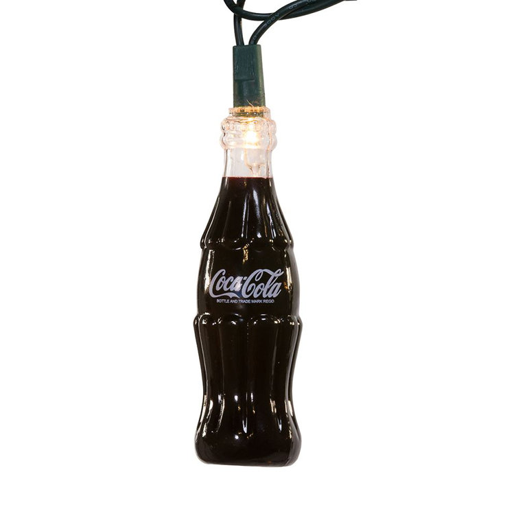 Guirlande de 10 lumières Coca-Cola